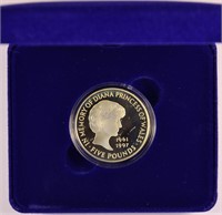 1999 Diana British Proof Silver Memorial Coin
