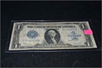 1923 $1 "No Motto" Large Bill Silver Certificate