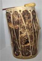 Sante Fe, New Mexico Tribe Tree Trunk Drum (19"