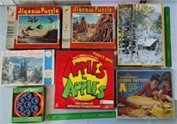 Antique puzzles, + games