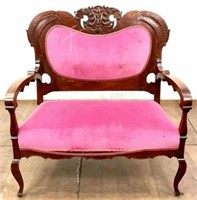 Vintage French Louis Xv Inspired Parlor Settee