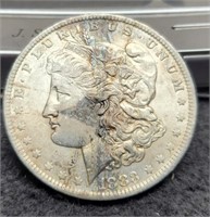 1883-O Morgan Silver Dollar AU