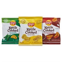 Lay S Kettle Cooked Variety Pack 40 X 0.85 Oz. Bb