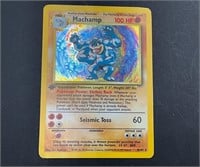 Machamp 1st Edition Holo 8/102 Base Pokemon Card