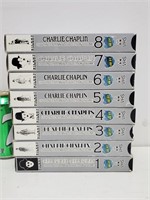 9 VHS vintage de Charlie Chaplin