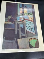 Art Matisse Henri allkirjastatud maal 18x23po 1989