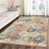 Lahome Moroccan Trellis Area Rug, 5x7