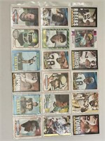 Collection of (18) New Orleans Saints Football