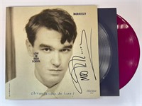 Autograph COA Morrissey vinyl