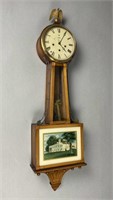 New Haven Banjo Clock Quarter Hour Chime 1920s