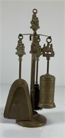 Brass nautical tabletop fireplace cleaner 4pcs