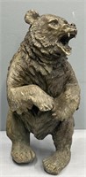Cast Brass Bear Sculpture