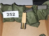 5 CLIPS- 8 .30 CAL CARTRIDGES IN MILITARY BELT