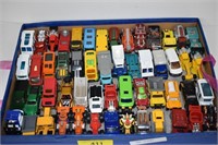 54 Hot Wheels and Assorted Toy Cars