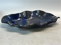 Vintage stone wear serving dish   13”