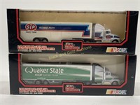 (2) NEW Racing Champions Die Cast Semi Truck