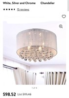 WAREHOUSE OF TIFFANY CEILING LAMP, RL8057