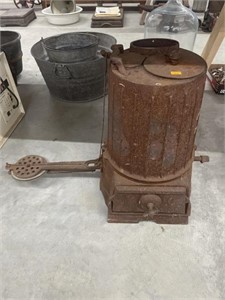 Antique imperial brooder stove
