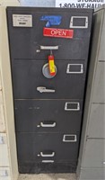 Molser 4-Drawer Locking File Cabinet 52"x21"x30"