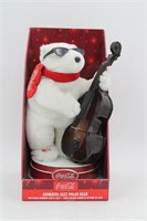 Coca-Cola Animated Bass Jazz Polar Bear NIB