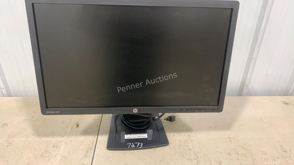 23" HP Elite Display Computer Monitor