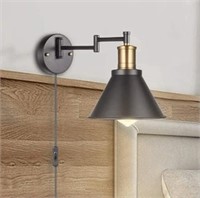 ( New ) Adjustable Swing Arm Wall Lamp with
