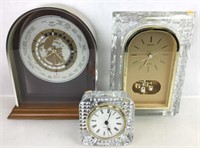 Seiko Crystal Mantle Clock, Verichron World Clock