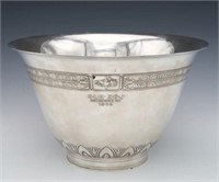 Tiffany & Co Sterling Bowl - Wolf's Head Society.