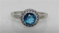 Blue Topaz Ring