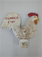 Hummer Rooster Windmill Weight 9"