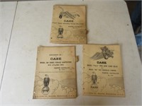 Vintage Case Manuals Harvestors