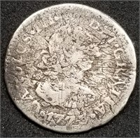 1773 Spanish Colonial Silver 1/2-Real, Carlos III