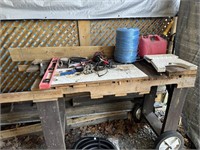 WORK BENCH WITH CONTENTS