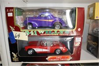 Die Cast Cars- '41 Willys & '57 Corvette