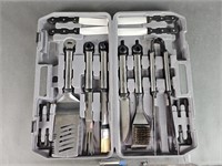 18 Pc Grilling Tool Set with Case