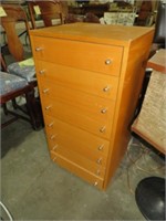 WOOD 8 DRAWER CABINET