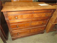 SOLID WOOD VICTORIAN STYLE 3 DRAWER CHEST