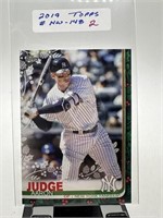 2019 TOPPS AARON JUDGE BASEBALL CARD