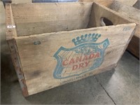 CANADA DRY WOODEN CRATE