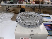 11" in diameter Crown Jewel Crystal Bowl
