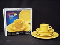 Single set of Fiesta dishes - color Sunflower