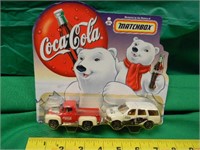 Matchbox Coca Cola Toy Vehichels 1956 Ford. 1998
