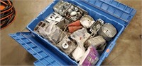 Assorted Bin of Electrical Hardware