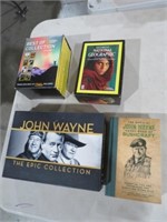 JOHN WAYNE CD MOVIE SET, BOOK & OTHER DVDS