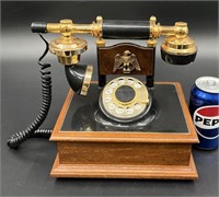 Vintage 1970-80s Western Electric Wood Telephone