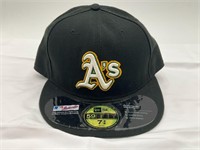 Oakland Athletics New Era 59Fifty Hat Sz 7 3/8