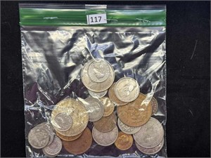 (24) Foreign Coins, Some Silver Coins