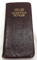 "Laird & Lee's Little Giant Question Settler"