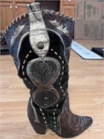Fancy home decor boot