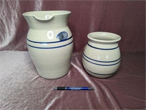 Marshall Pottery Vase & Pitcher